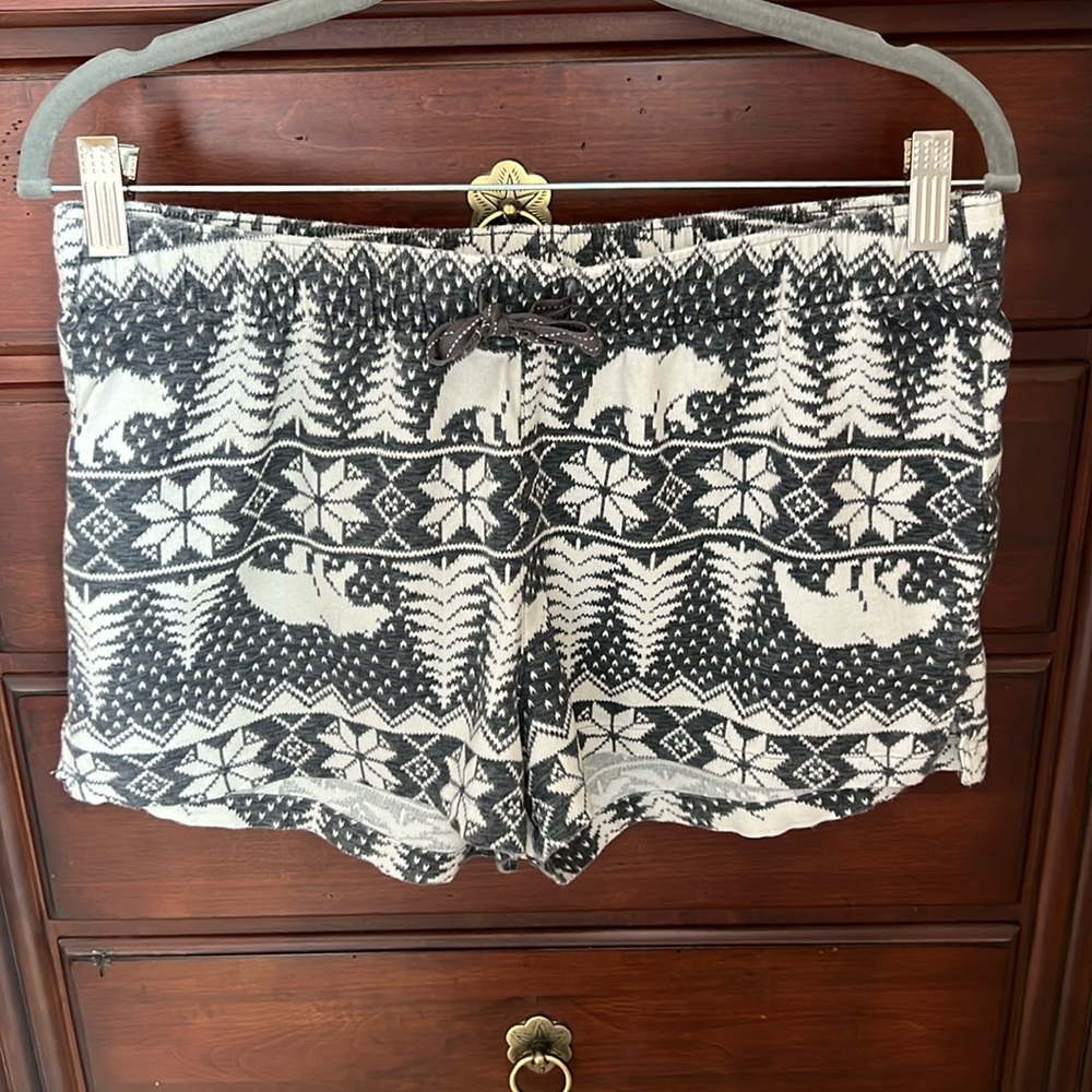 Old Navy Flannel Pajama Boxer Shorts Medium